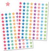 gekleurde sterren stickers