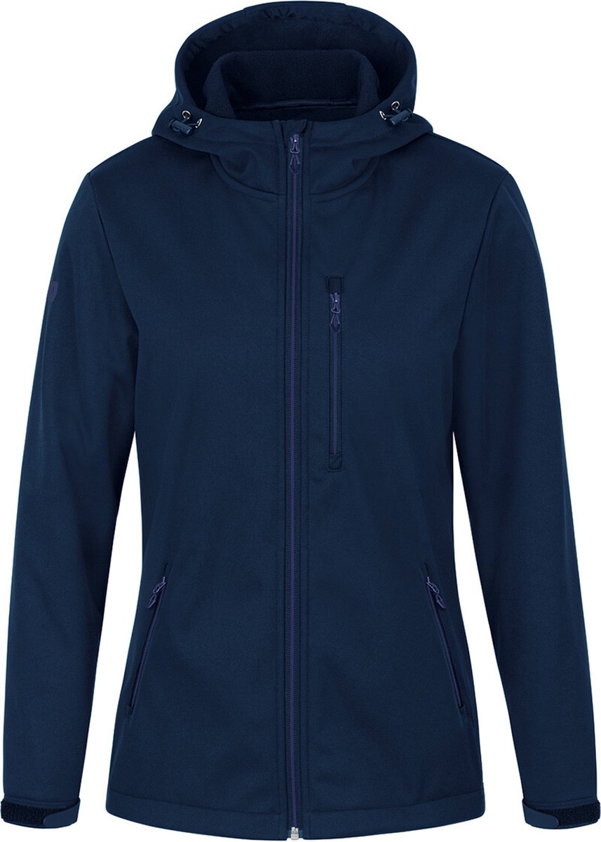 857x1200.jpg Jako Premium Softshelljas Dames - Marine | Maat: 36 - Afbeelding 1