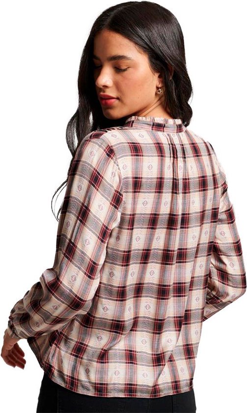 Superdry Geruit Overshirt Dames Superdry Dames Geruit Overhemd Van
