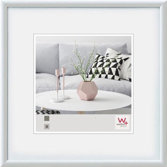 WALTHER DESIGN Fotolijst hout Shape zwart 50x50 cm kopen
