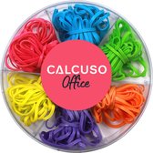 Gekleurde gesorteerde elastiekjes van CALCUSO