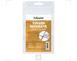 Tulipaint Voegenreparatie (Crèmewit) - voegen repareren - Voegenvuller - Voegvuller - Gebroken tegelvoegen opvullen - Herstel gescheurde voeg vullen - lekkage voegen vuller - Tegelvoeg reparatie herstellen