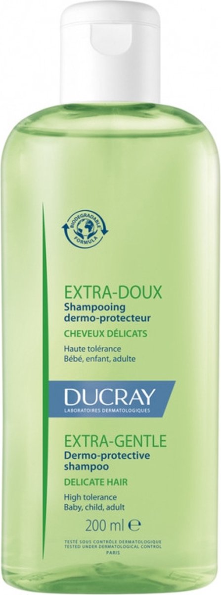 Ducray Extra-Doux Shampooing Dermo-Protecteur Shampoo Dagelijks Gebruik 200ml