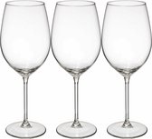 Secret de Gourmet Service de Verres à vin Lina - coffret 12x pièces - verre chic - 54 CL - blanc/rouge/rose