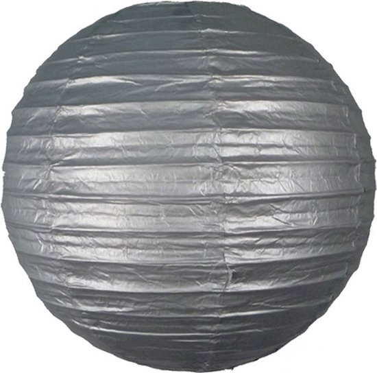 Lampionstokje 40 cm - met lampion - zilver - D25 cm - Sint Maarten — afbeelding 4