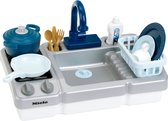 Klein Toys Miele speelgoed jouet avec fonction eau et plaque de cuisson - bleu gris
