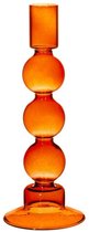 Bubble Kandelaar Rood - Sass & Belle – Glas - 20 cm