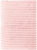 Mistral Home - Plaid - 100% gerecycleerd polyester - Flannel - 150x200 cm - Roze