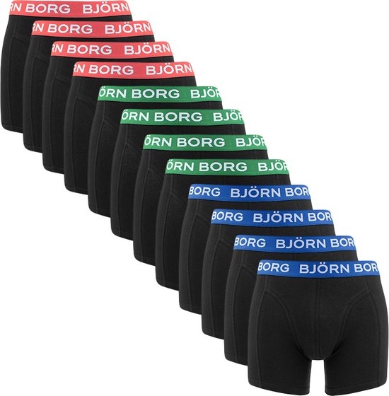 Bjorn Borg 12-pack heren boxershort - MP001 - Black Combi - S