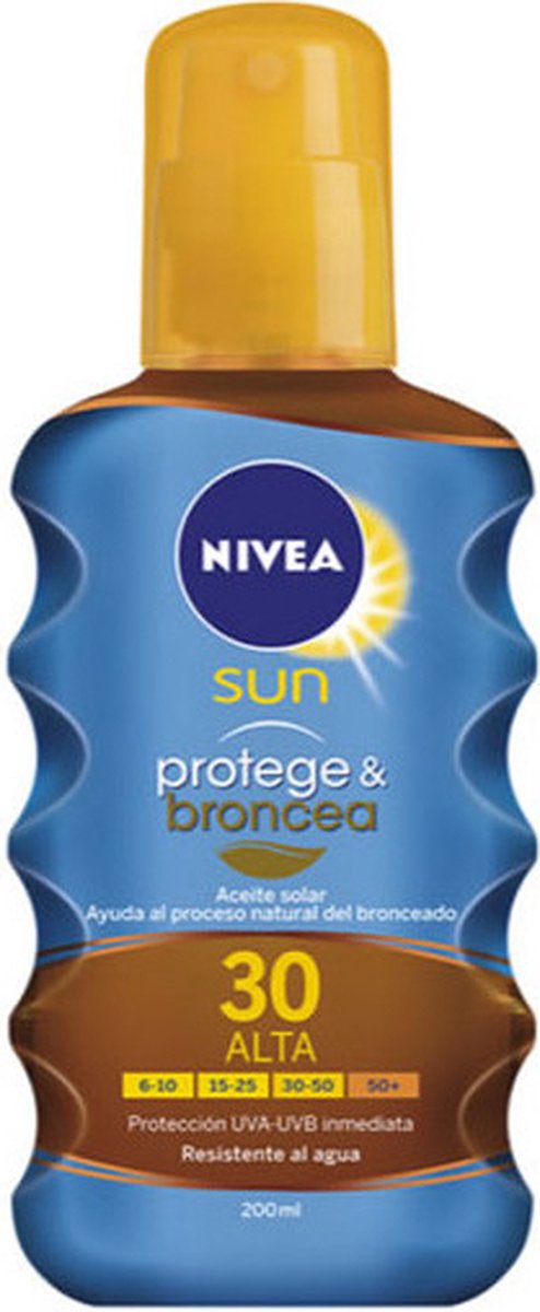 Goedkoopste Bruinende Olie Nivea (200 ml) SPF 30