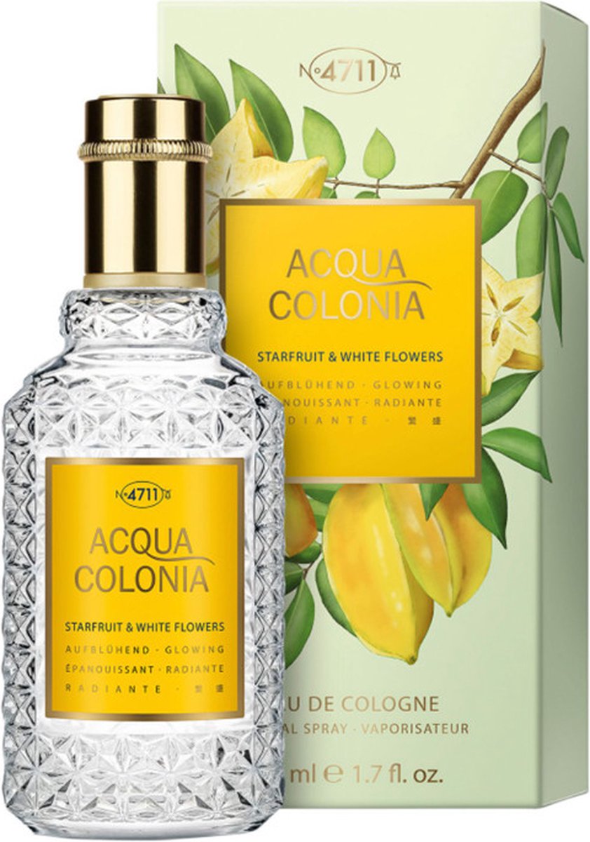 Goedkoopste Uniseks Parfum 4711 Acqua Colonia EDC Carambola Witte bloemen (50 ml