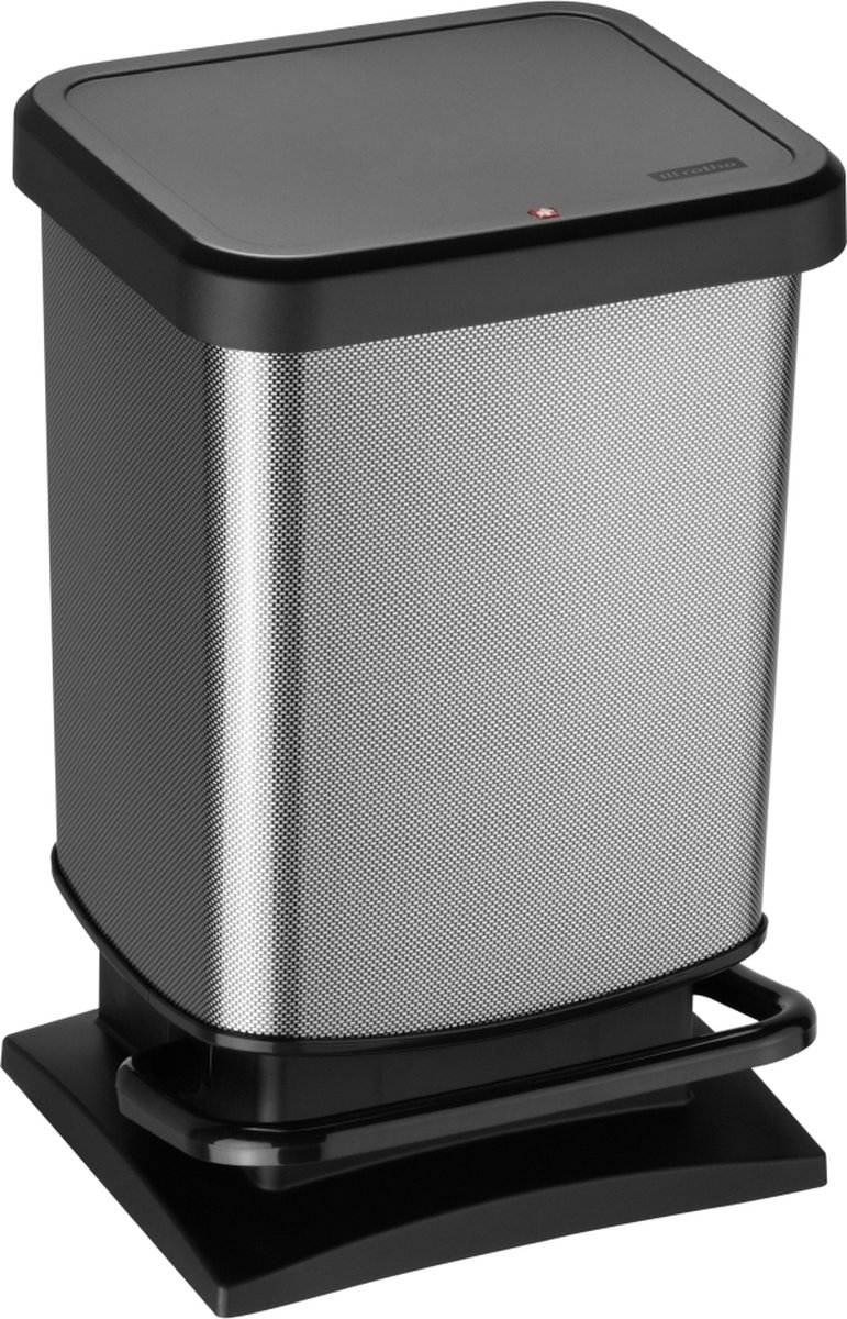 Goedkoopste Rotho Paso Pedaalemmer 20L Carbon Metallic