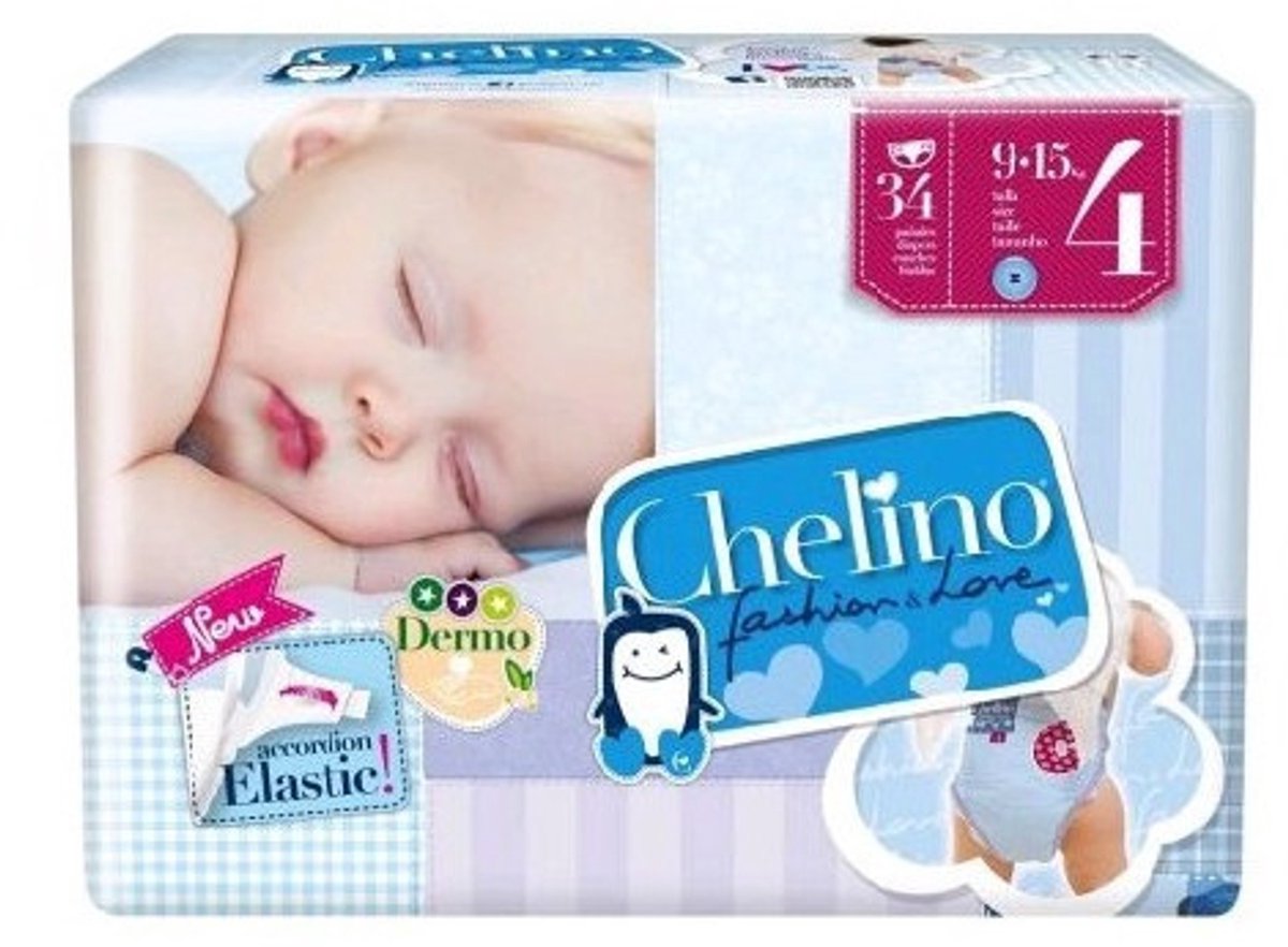 Wegwerpluiers Chelino (34 uds)