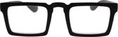 Noci Eyewear TCB357 Carl Leesbril +2.50 - Mat zwart - Groot rechthoekig montuur