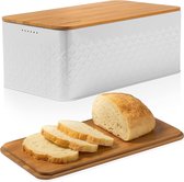Boîte à pain avec couvercle en bambou - Durable - Boîte de rangement - Boîte à pain - Boîte de rangement du pain
