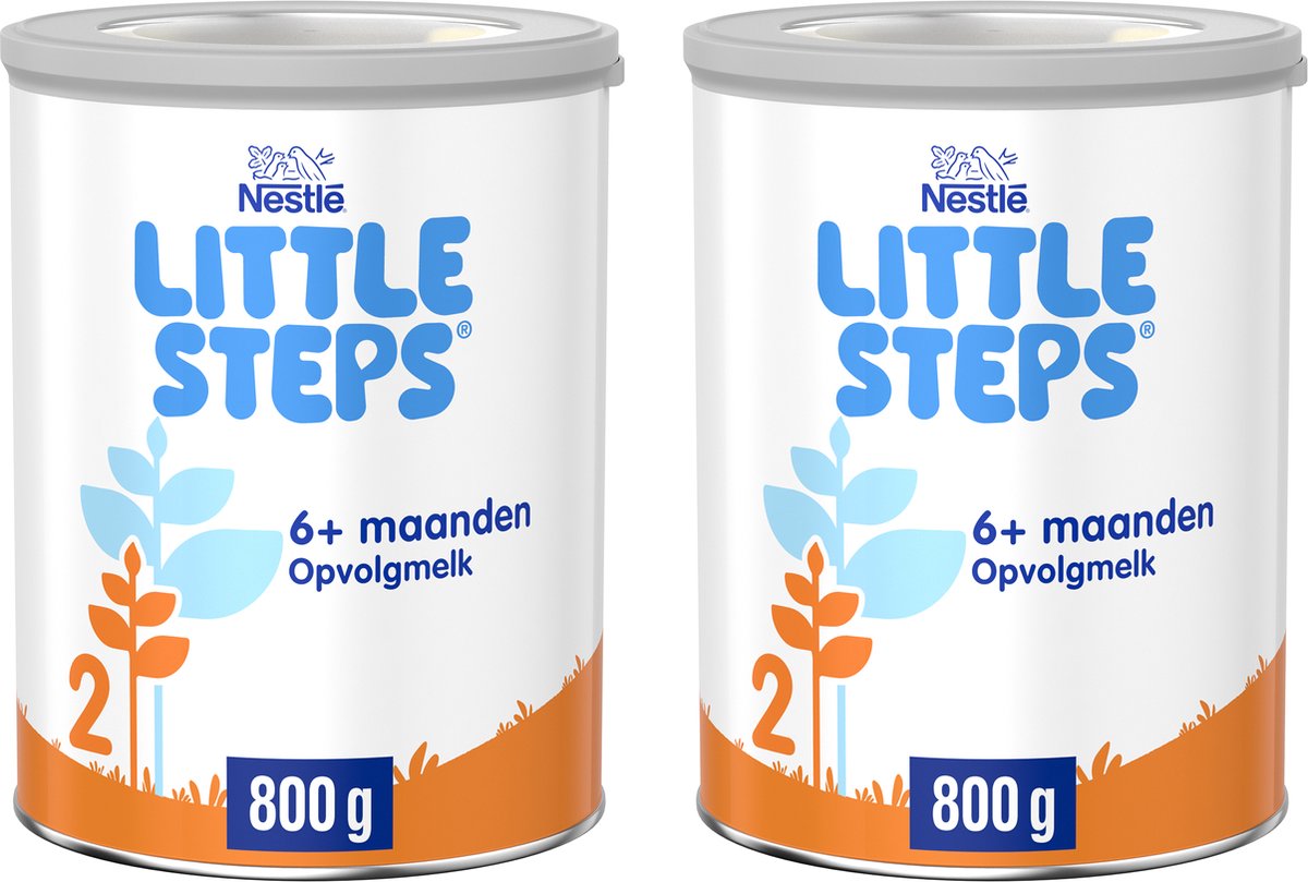 Goedkoopste Nestlé Little Steps 2 Opvolgmelk - Flesvoeding 6 maanden - 2 x 800g