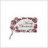 Luxe Kerst kaartjes - Cadeau kaartjes - Hout - 20 Stuks - Merry Christmas
