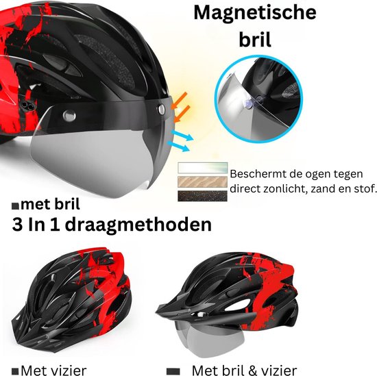 CASQUE VELO AVEC VISIERE QUESHARK HOMME FEMME