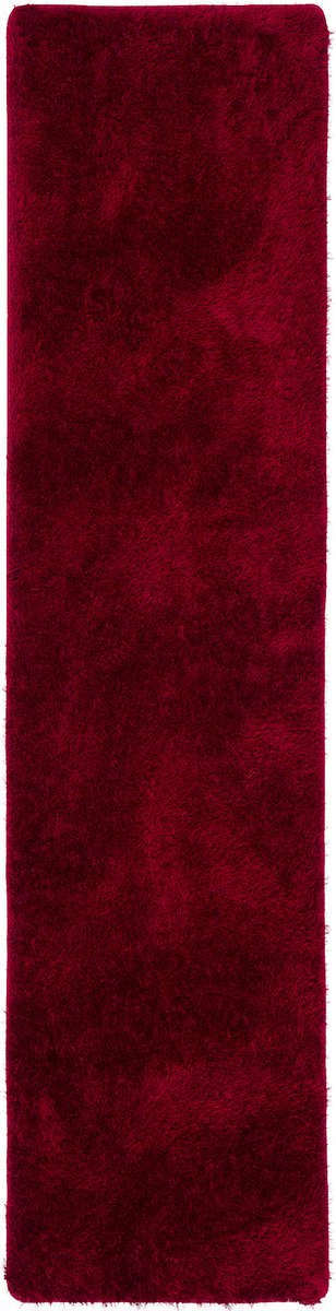Snapstyle Hoogpolig vloerkleed Feeling Mix loper Rood