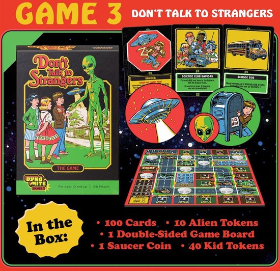 Steven Rhodes Stranger Things Steven Rhodes Don't Talk To Strangers | Games | bol