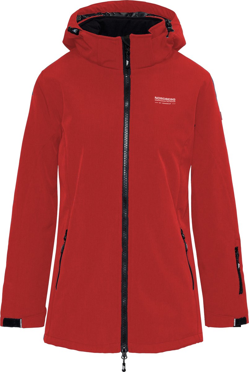 Nordberg Olla Softshell Outdoorjas Dames Rojo