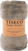 Tiseco Home Studio - Plaid COSY - microflannel - 220 g/m² - 240x220 cm - Taupe
