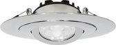 Ledmatters - Inbouwspot Chroom - Dimbaar - 5 watt - 570 Lumen - 2700 Kelvin - Warm wit licht - IP44 Badkamerverlichting