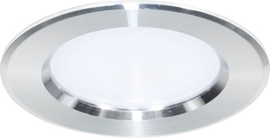 Ledmatters - Inbouwspot zilver - Dimbaar - 12 watt - 1050 Lumen - 3000 Kelvin - Wit licht - IP44 Badkamerverlichting