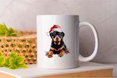Mok Rottweiler - Christmas - Gift - Cadeau - HolidaySeason - MerryChristmas - HolidayCheer - dogs - puppies - puppylove - honden - puppyliefde - mijnhond