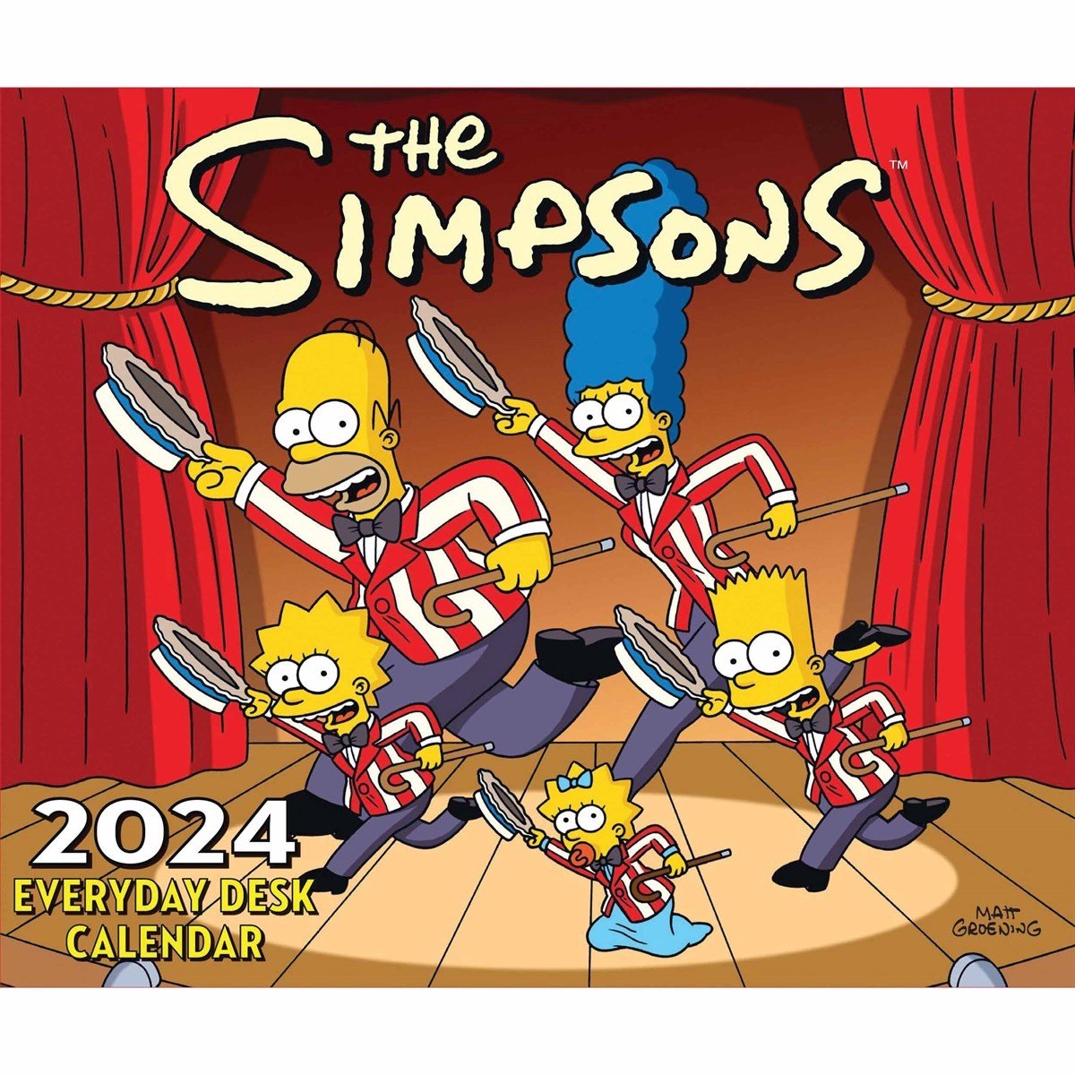 Simpsons Kalender 2024 Boxed