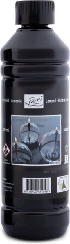 Peri Living | Paraffine olie | lampen olie | Peri Design | 0.5L | 500ML | Geurloos | Rookt niet
