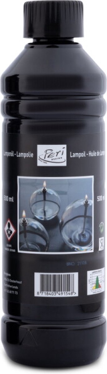 Peri Living - Paraffine olie - 0.5L - Geurloos - Rookt niet