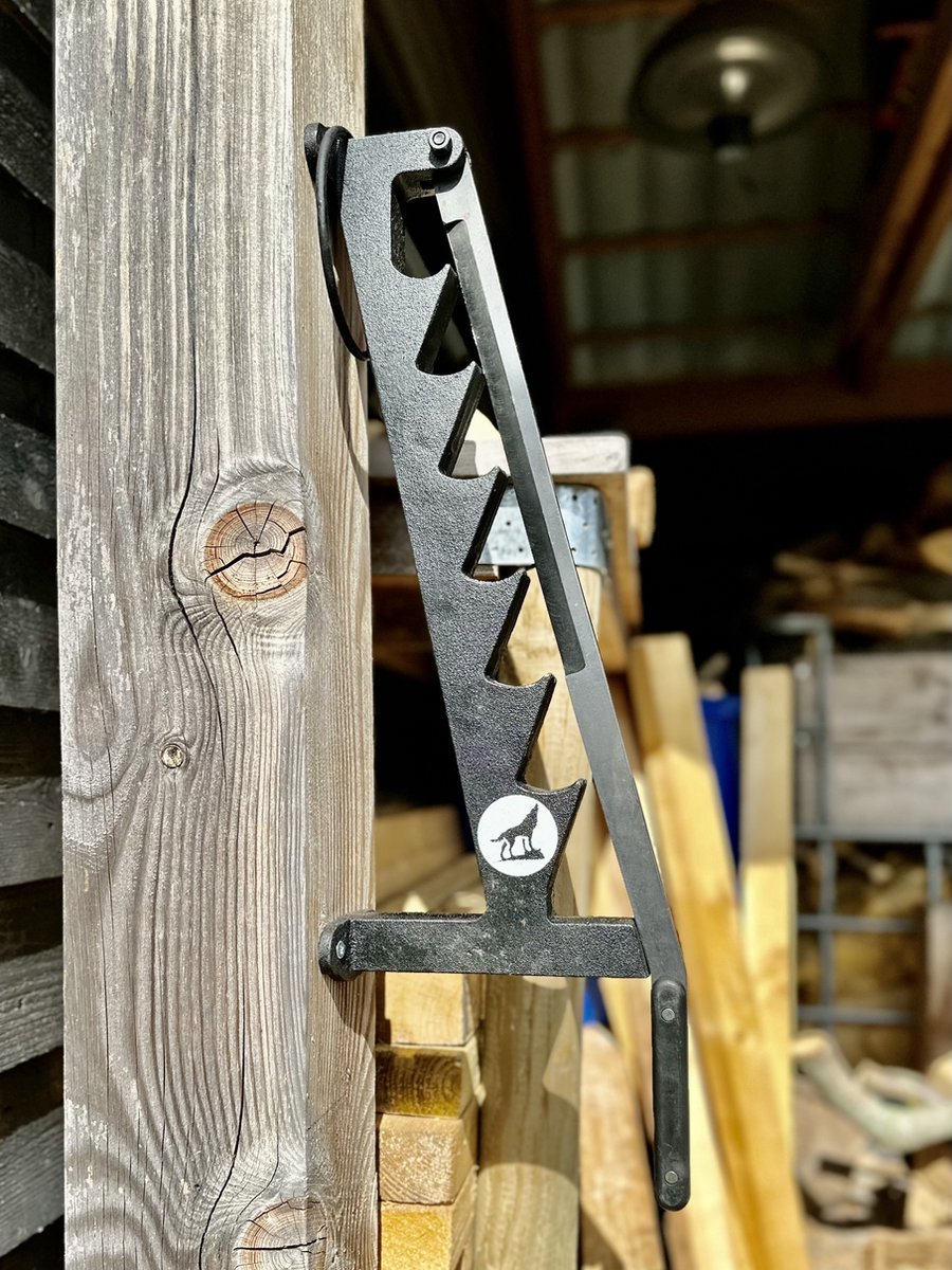 Fendeuse à bois robuste en fonte pour montage mural avec 6 dents pour faire  du petit bois