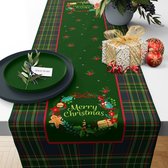 kerstcadeau - kerstboom - kerst - tafelloper - kerst tafel - merry christmas - kerst decoratie - tafelkleed - kerstboom - 150 x 43 cm