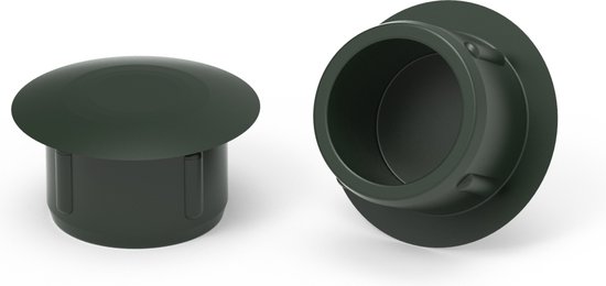 GleitGut Afdekkapjes Voor Lenskopschroeven – Wit, 10 Stuks – Buitendiameter 10,5 Mm, Binnendiameter 7 Mm, Hoogte 5 Mm – Beschermt Tegen Roest, Vuil En Letsel – Snel Te Monteren