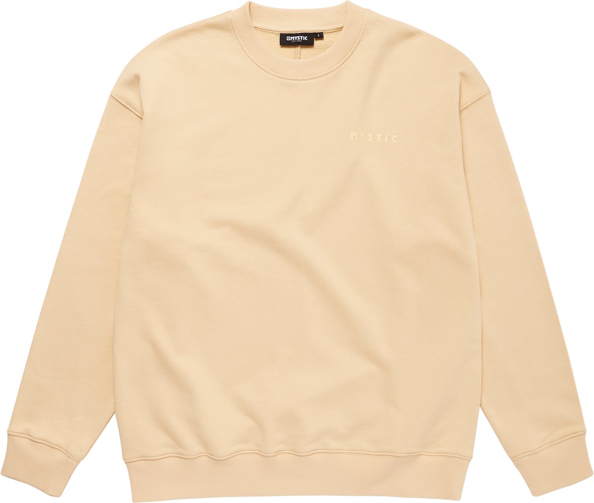 Mystic Grit Crew Trui 240024 – M Men Warm Sand