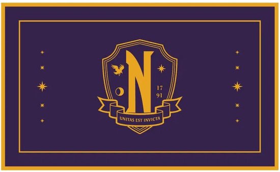 Wednesday - Deurmat - Nevermore Academy 45x75cm