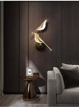 LuxiLamps - Wandlamp 2 Vogels - Muurlamp - Moderne Wandlamp - 33 cm - Draaibaar - Sfeerverlichting - Decor Muurverlichting