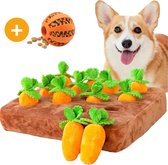 Woefie Intelligentiepuzzel - Snuffelmat voor Honden Wortelveld - Interactief Hondenspeelgoed - Denkspel hond - Trainingsmat - Anti-schrok mat - Agility Voor De Hond - Voedermat