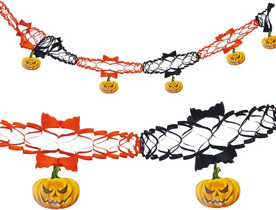 Fiestas Guirca - Garland citrouille (200 cm)
