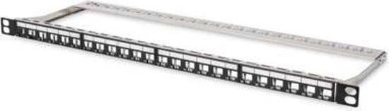 HB-DIGITAL 12-poorts patchpaneel patchveld distributieveld 1 HE 12x CAT