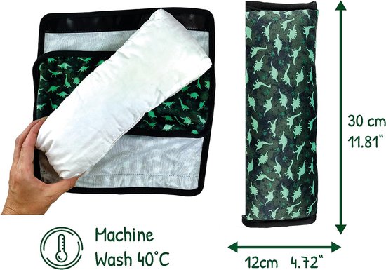 coussin de couchage de voiture pour enfants - lavable en machine - coussin  de ceinture