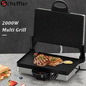 Bol.com Scheffler - Multi grill- contact grill - lahmacun exclusief braadpan aanbieding