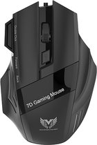 Movetech Wired Gaming Muis 7D met LED Licht - Muis met draad - 800 / 1600 / 2400 / 3200 DPI - Rechtshandig