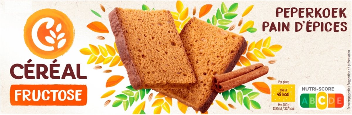 Céréal Ontbijtkoek - 12 x 300 gr - Voordeelverpakking