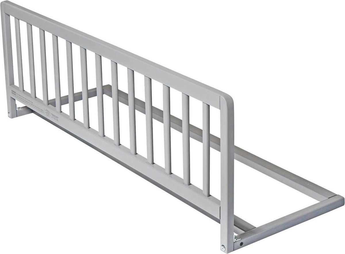 Safetots Luxe Denim Extra Hoog Bedhek Grijs 140cm Breed x 60cm Hoog, Peuter Bedhek voor Veiligheid, Veilig Kinder Bedhek