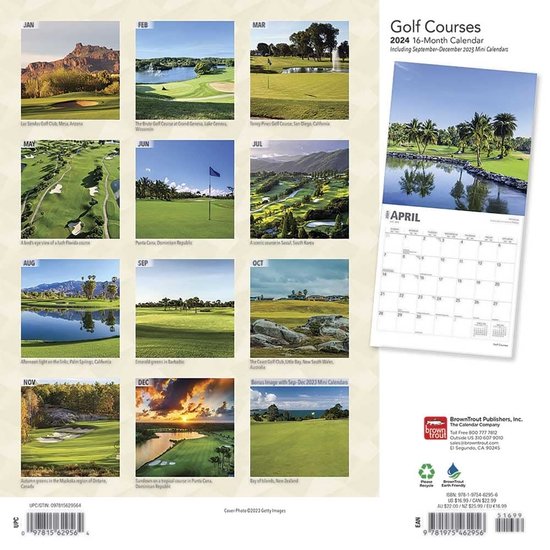 Golf Kalender 2024 bol