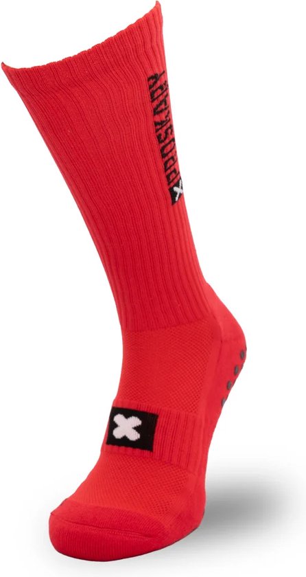 Chaussettes Proskary Comfort Grip - Rouge - Anti ampoules - Senior - Voetbal