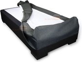 Slaaploods.nl Boxspring Hoes - 160 x 210 cm - Hoogte 20 cm - Zwart I100