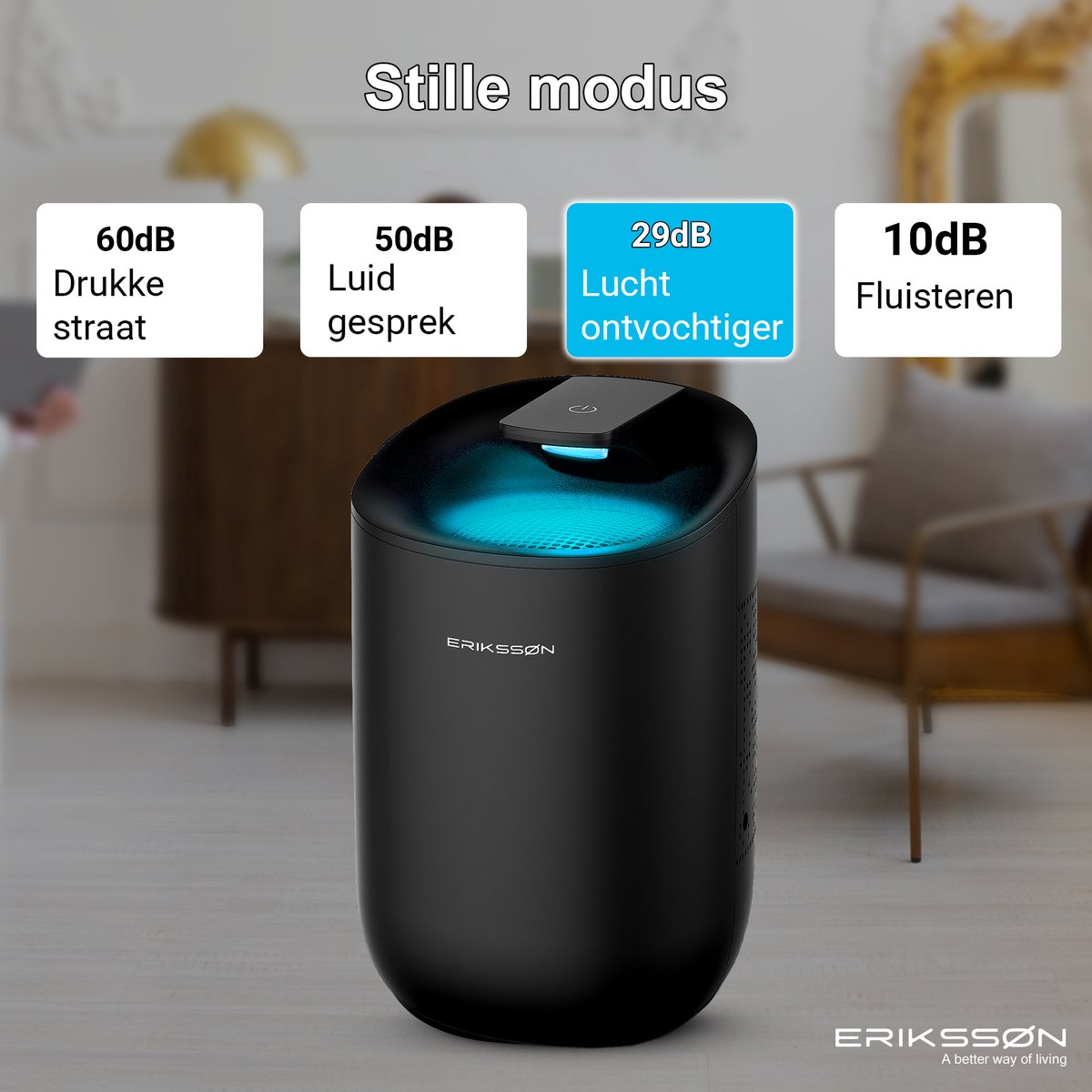 Erikssøn Luchtontvochtiger Review: Dry Pro Plus (16L) getest